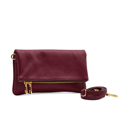 Andrea Cardone clutch bordeaux