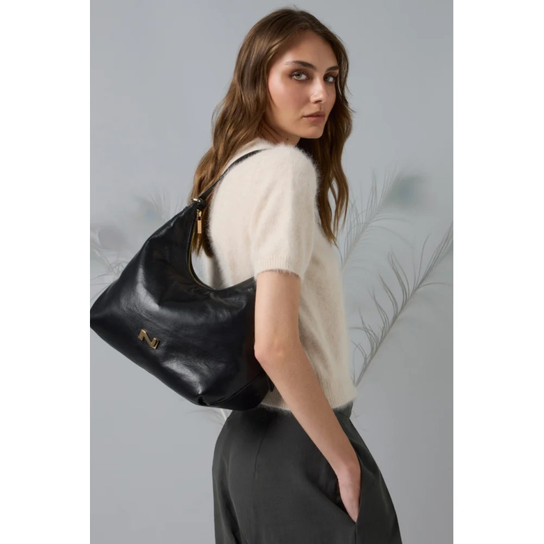 Nathan-baume sac porté épaule noir 4