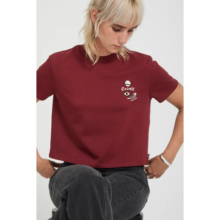 Volcom t-shirt bordeaux