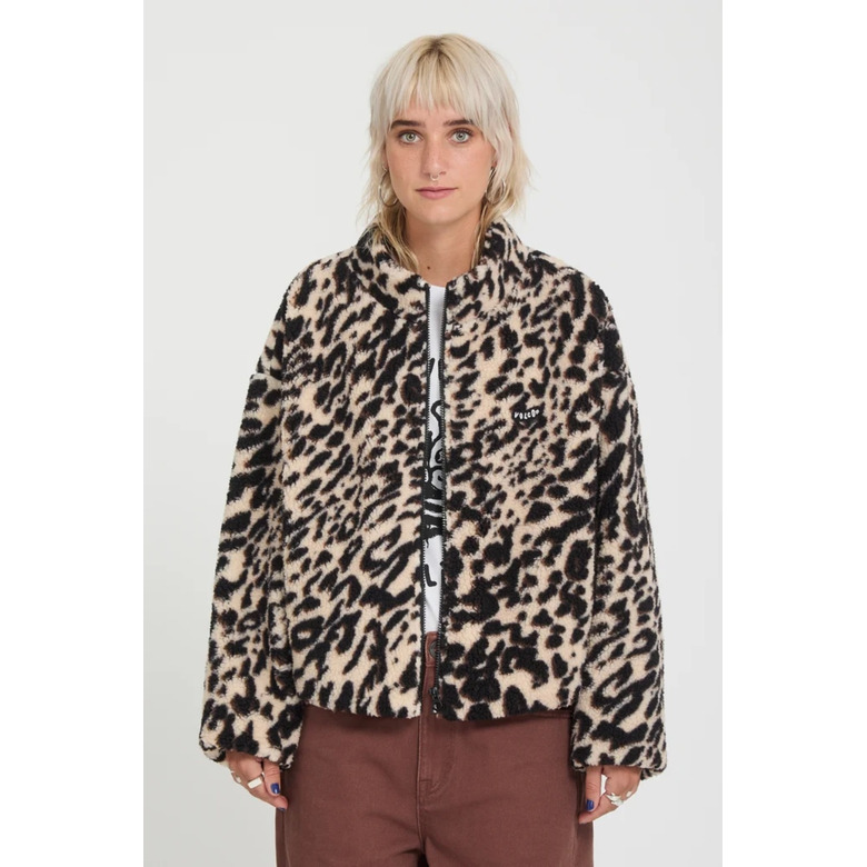 Volcom strickjacke beige 2