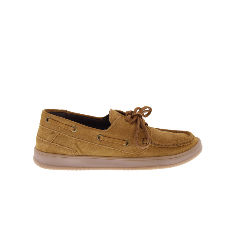 Hip boat shoes cognac 1