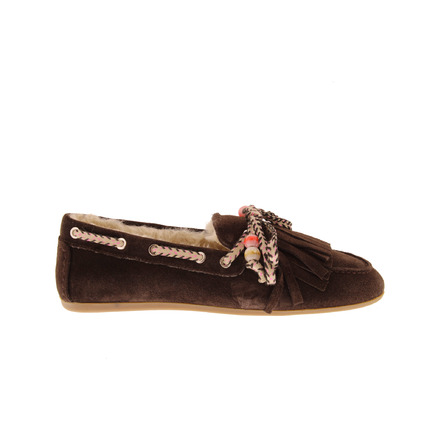 Inuovo chaussures bateau brun