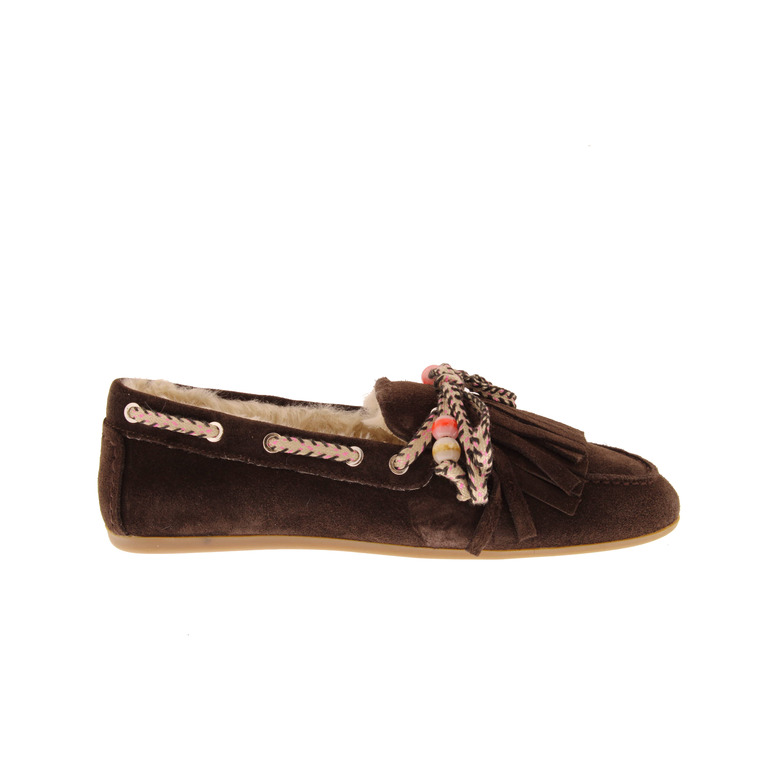 Inuovo chaussures bateau brun 1