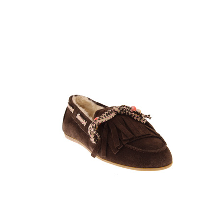 Inuovo chaussures bateau brun
