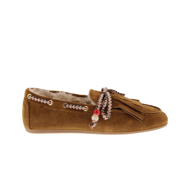 Inuovo chaussures bateau cognac 1