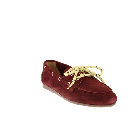 Posa chaussures bateau bordeaux
