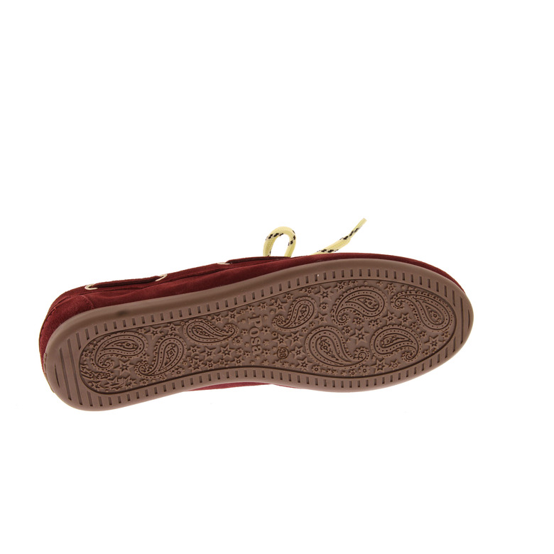Posa chaussures bateau bordeaux 5