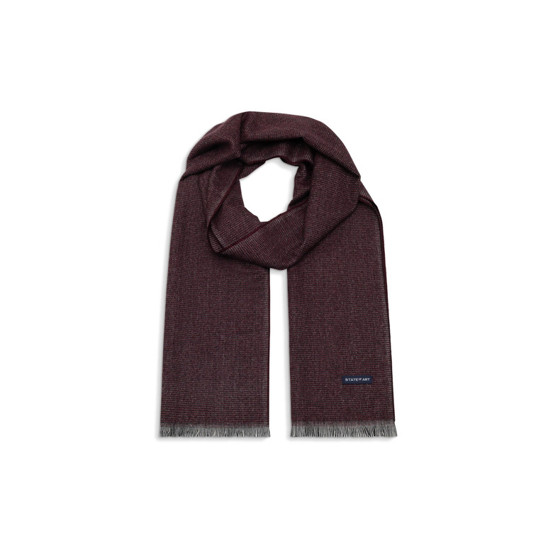 State Of Art echarpe bordeaux 1