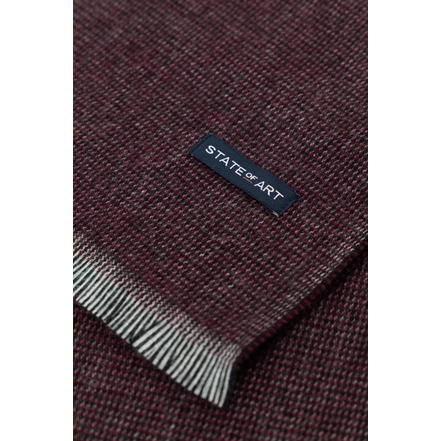 State Of Art echarpe bordeaux