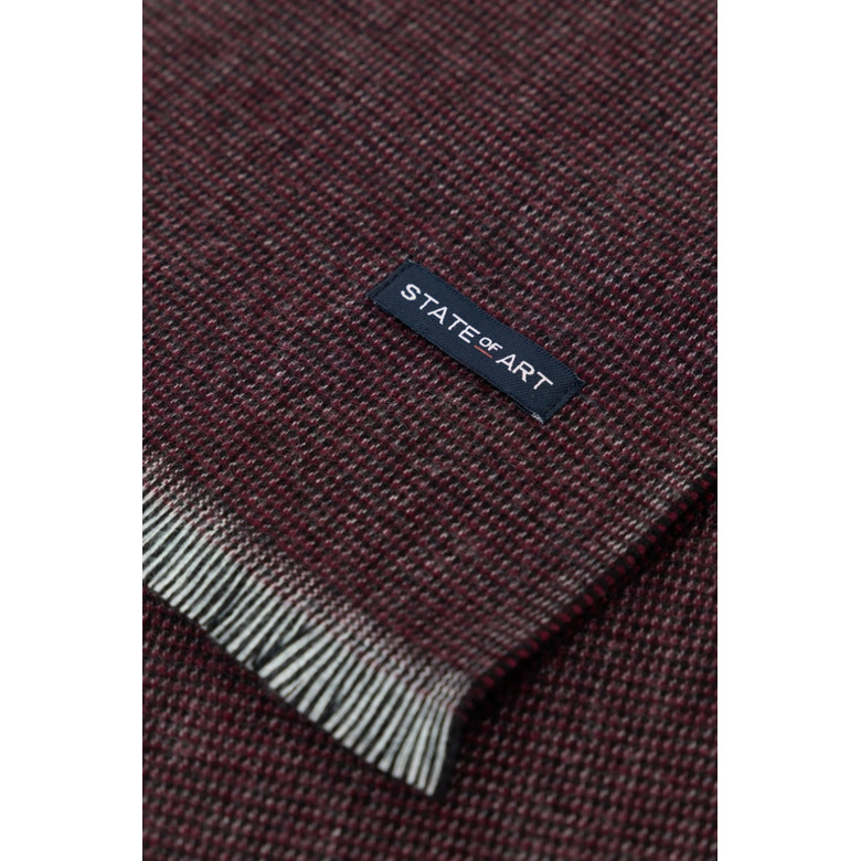 State Of Art echarpe bordeaux 2