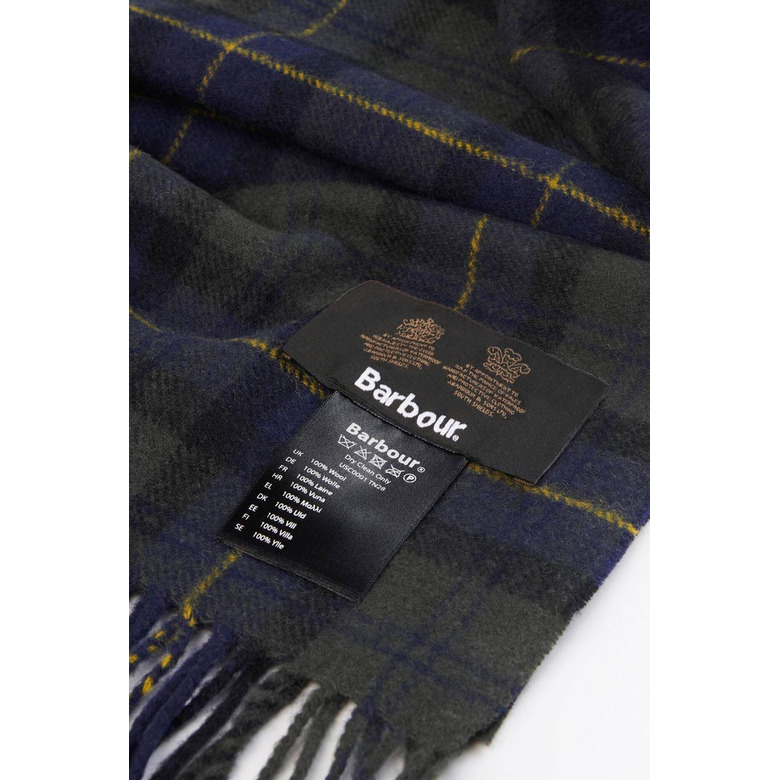 Barbour echarpe vert 3
