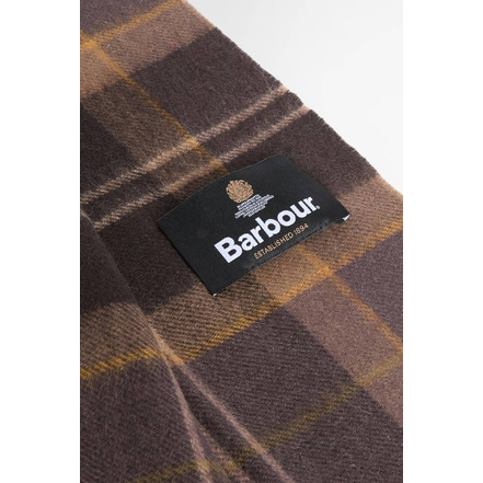 Barbour scarf brown