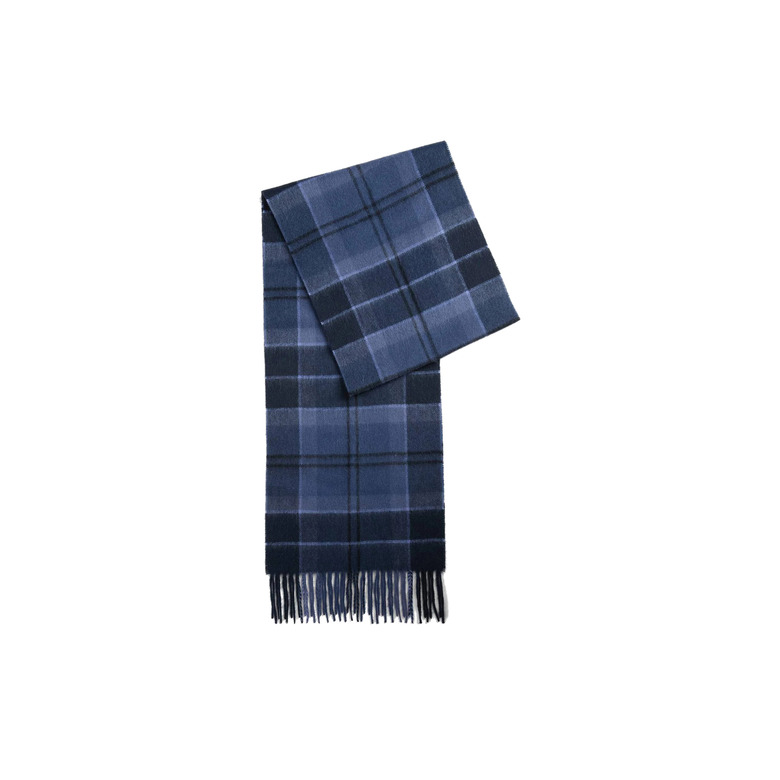 Barbour echarpe bleu 1