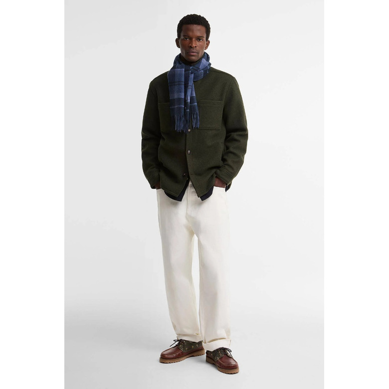 Barbour echarpe bleu 2