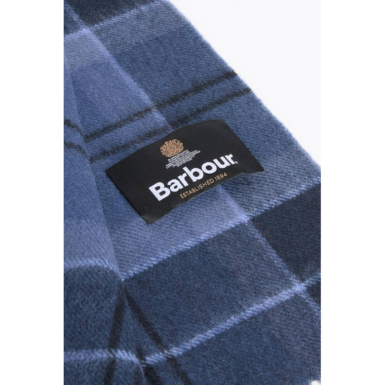 Barbour echarpe bleu 3
