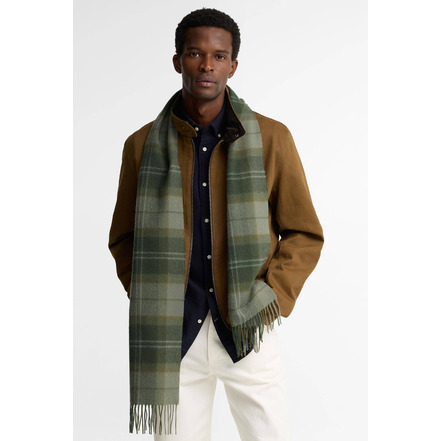 Barbour scarf green