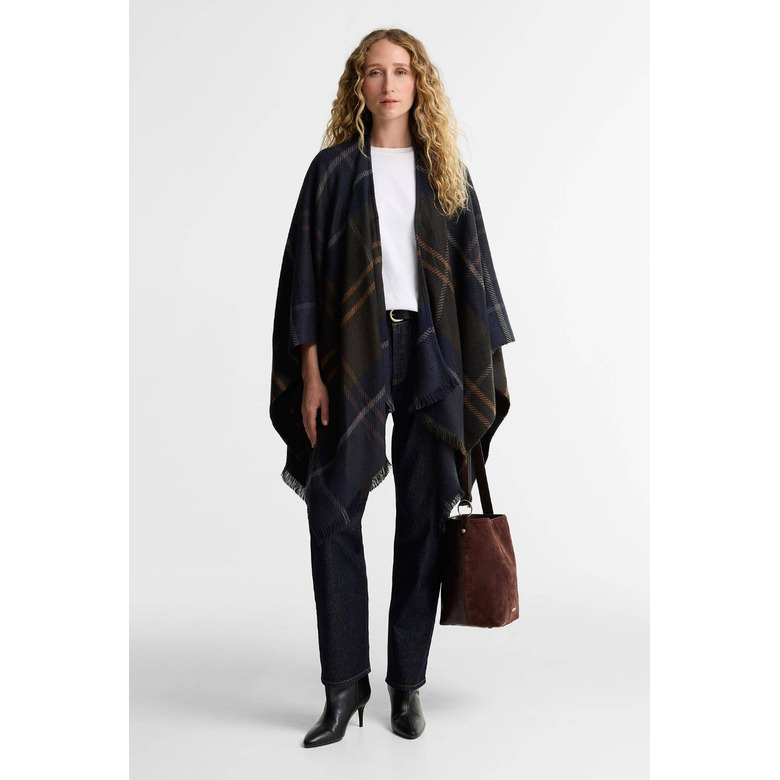 Barbour echarpe gris 2