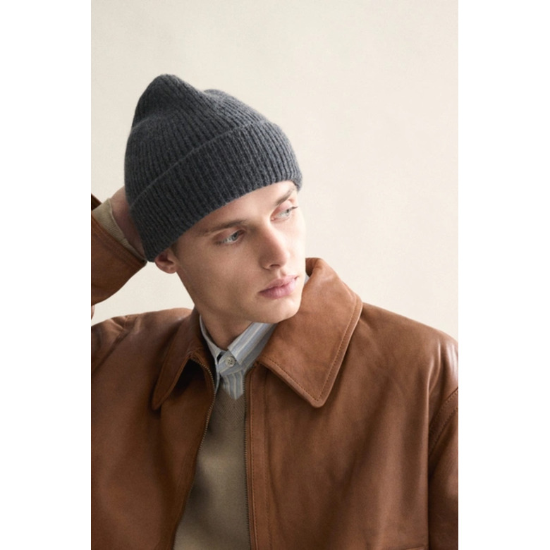 Le Bonnet mütze grau 2