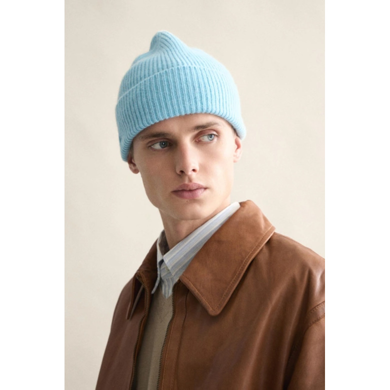 Le Bonnet mütze blau 2