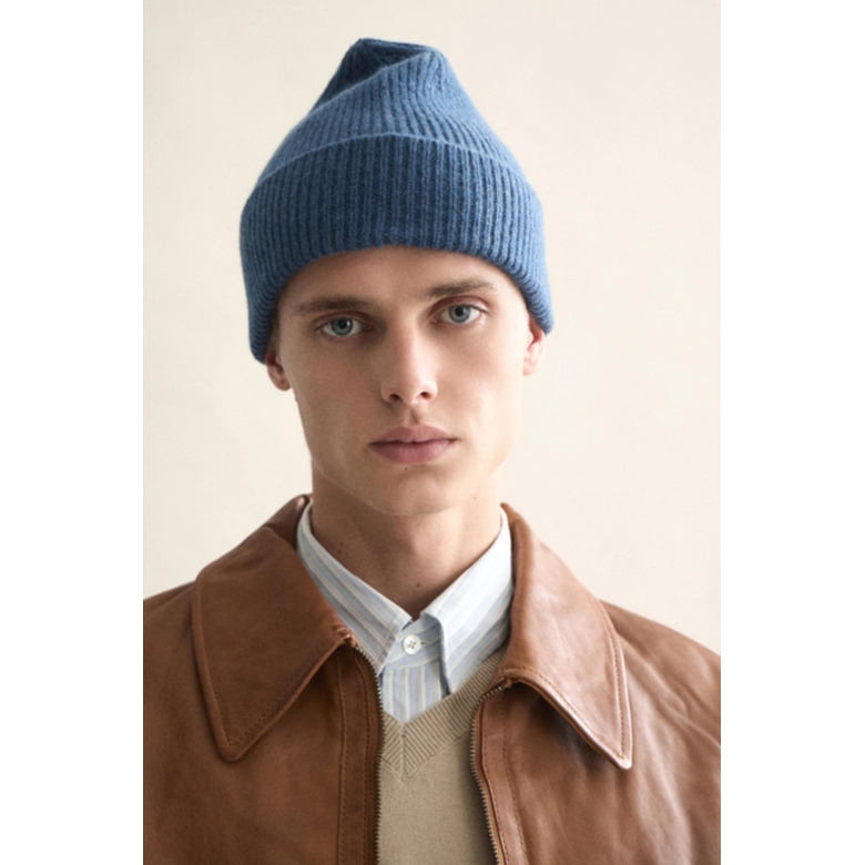 Le Bonnet mütze blau 2