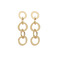 Les Cordes boucles d'oreilles or