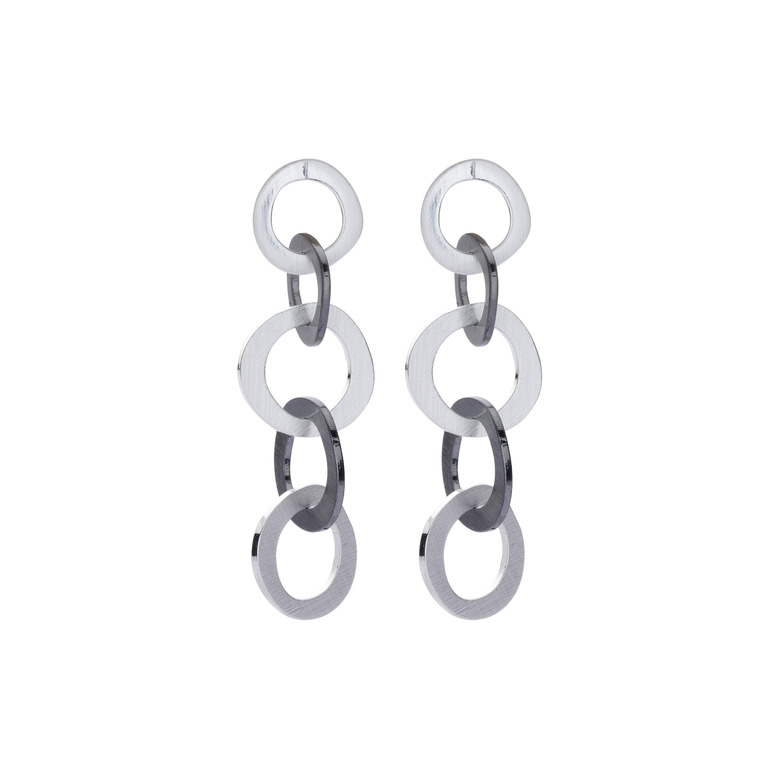 Les Cordes boucles d'oreilles argent 1