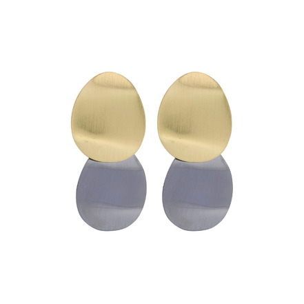 Les Cordes boucles d'oreilles or