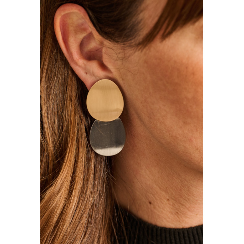 Les Cordes boucles d'oreilles or 2