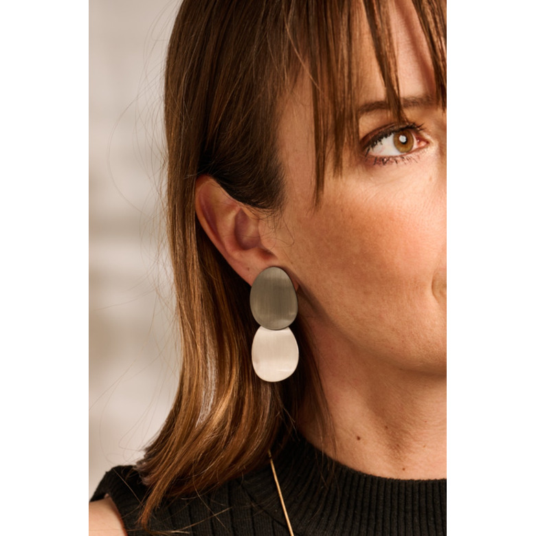 Les Cordes boucles d'oreilles argent 2