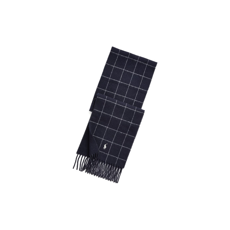 Ralph Lauren sjaal blauw 1