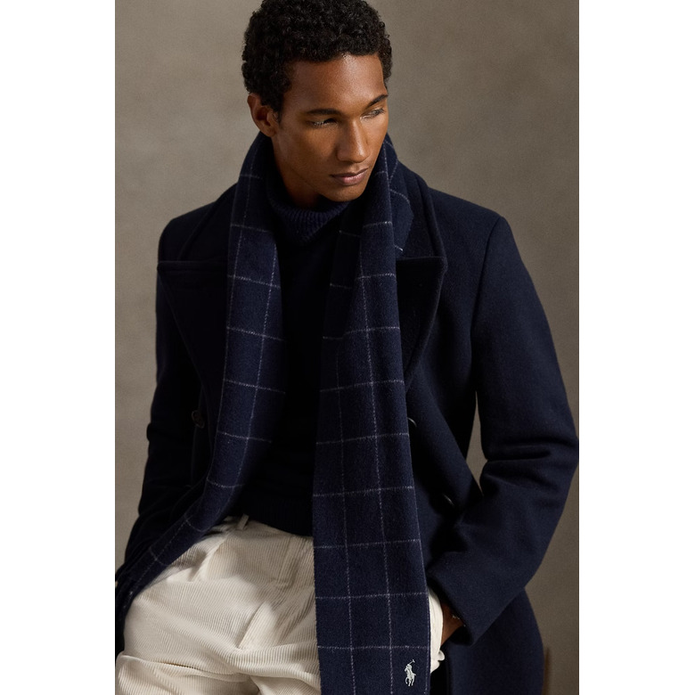 Ralph Lauren sjaal blauw 2