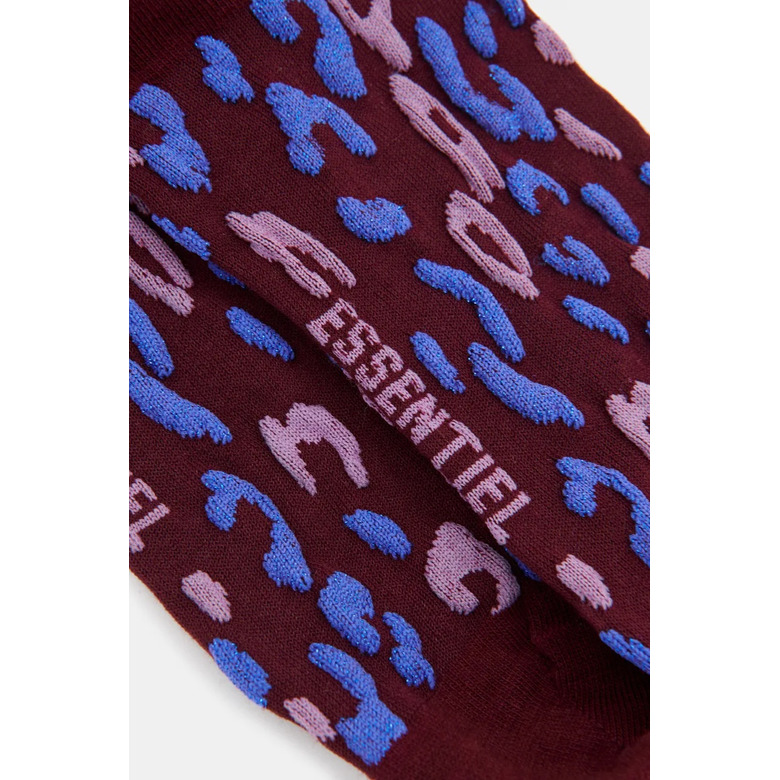 Essentiel kousen bordeaux 2