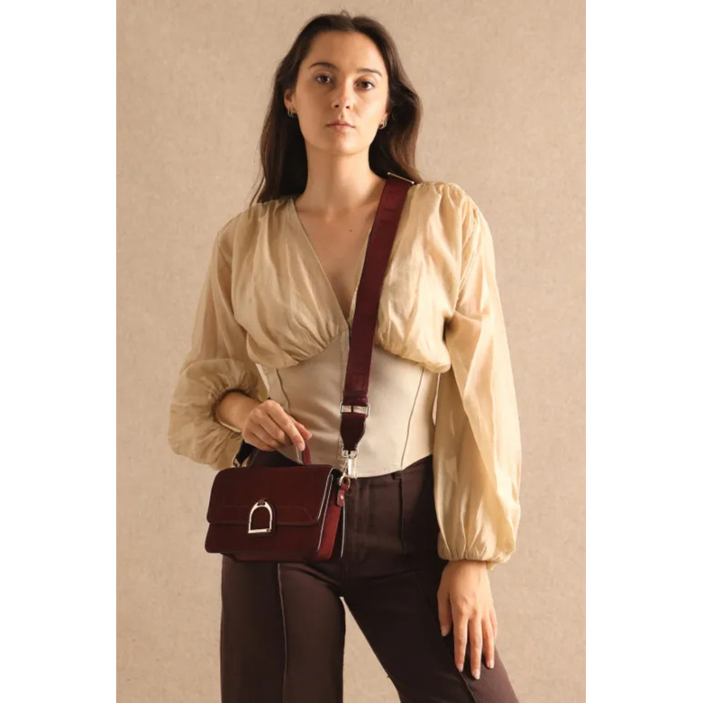 Etrier crossbody bordeaux 3