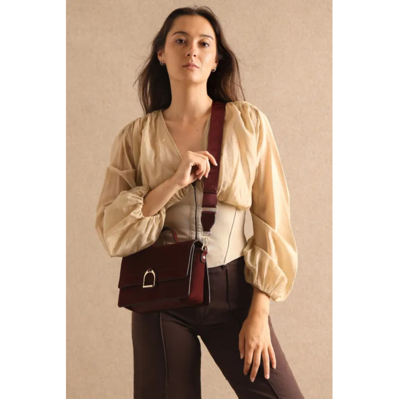 Etrier crossbody bordeaux 3