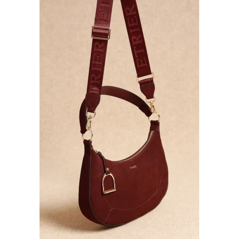 Etrier shoulder bag bordeaux 2