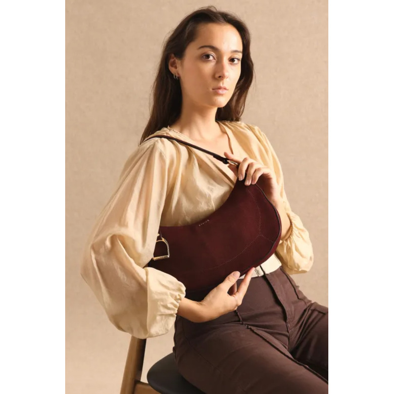 Etrier shoulder bag bordeaux 3