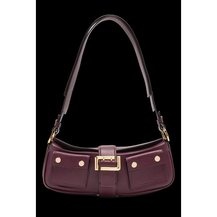 Lancel shoulder bag bordeaux