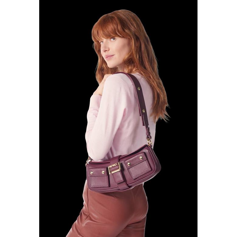 Lancel shoulder bag bordeaux 3