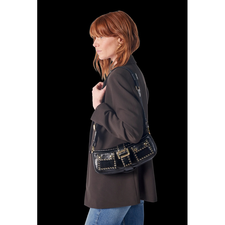 Lancel sac bandoulière noir 5