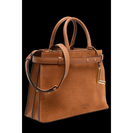 Lancel handbag camel