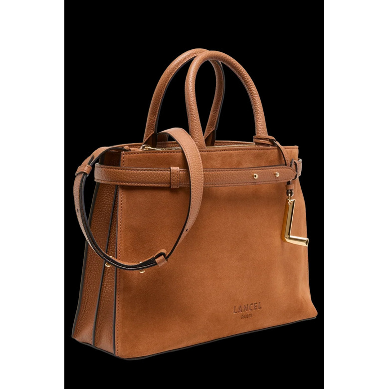 Lancel handbag camel 2