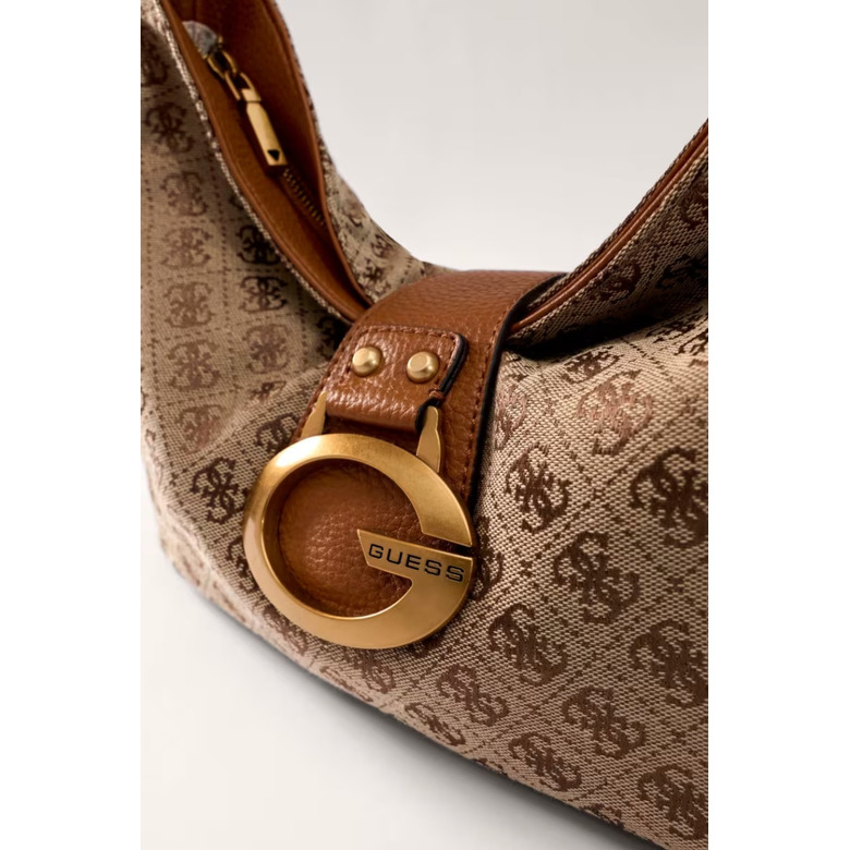 Guess shoulder bag cognac 3