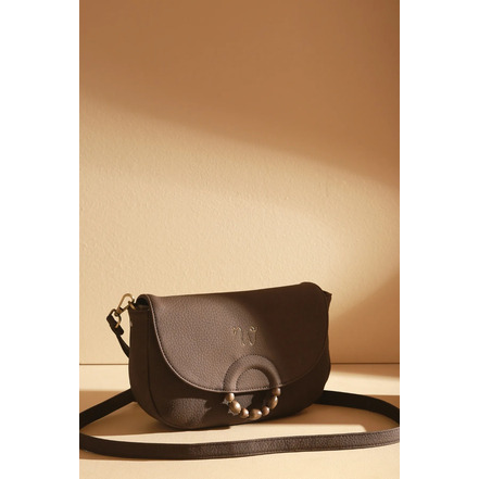 Woomen Vegan crossbody bruin