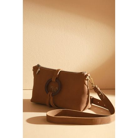 Woomen Vegan crossbody camel