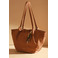 Woomen Vegan shopper camel 2