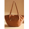 Woomen Vegan shopper camel 3