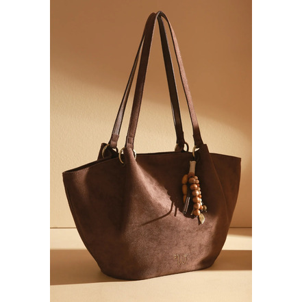 Woomen Vegan shopper bruin