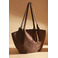 Woomen Vegan shopper bruin 2