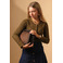 Woomen Vegan crossbody bruin 2