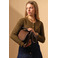 Woomen Vegan crossbody bruin 3